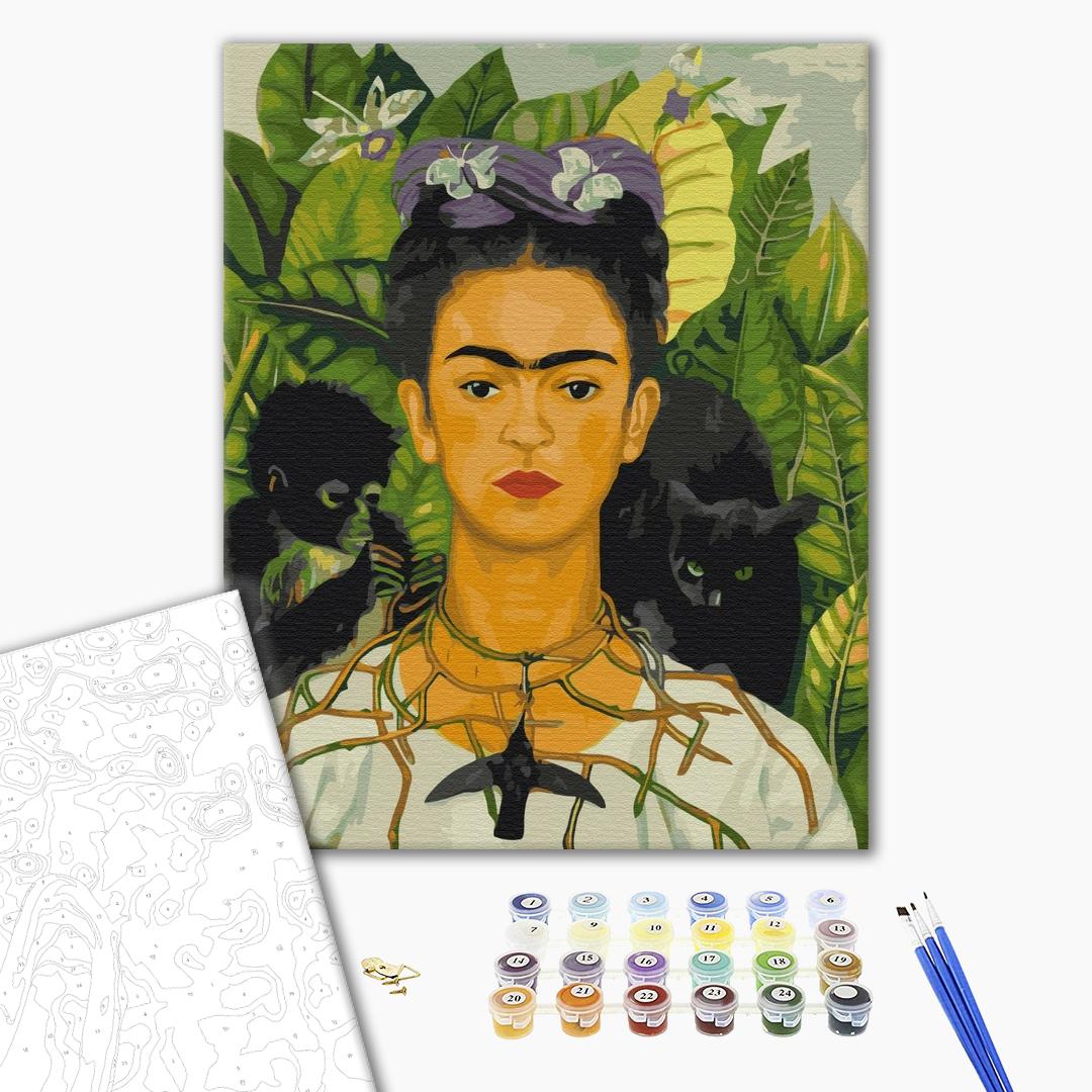 Frieda Kahlo. Autoportrait - Peinture par numéro